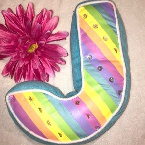 🍉 3/$15  “J” initial Throw pillow